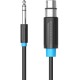 Кабель Vention аудио Jack 6.5 M/XLR F - 1.5м Кабель Vention jack 6.5 mm(m)/XLR(f) - 1.5 м (BBEBG)