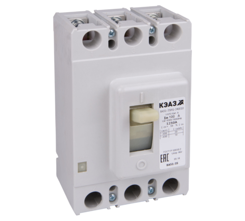 Выключатель автоматический 400А ВА51-35М3-340010 УХЛ3 690В AC КЭАЗ 108391