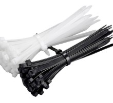 Стяжка (хомут) NEOMAX [NM-TIE-25-200-8-WH] 200х2,5мм, 100шт., цвет белый