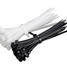 Стяжка (хомут) NEOMAX [NM-TIE-25-200-8-WH] 200х2,5мм, 100шт., цвет белый