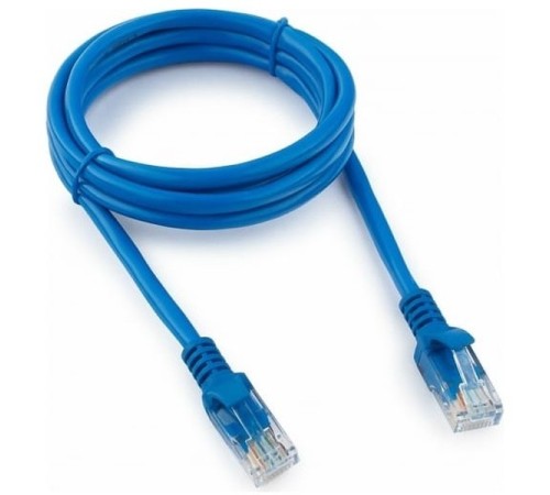 Патч-корд PP12-1.5M/B 1000G UTP 4 пары cat5E CCA molded 1.5м синий RJ-45 (m)-RJ-45 (m)