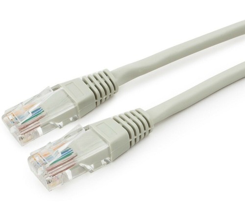 Патч-корд CABLEXPERT LSZH медный UTP кат.5e, 1м, литой, многожильный (серый) (PP30-1M)