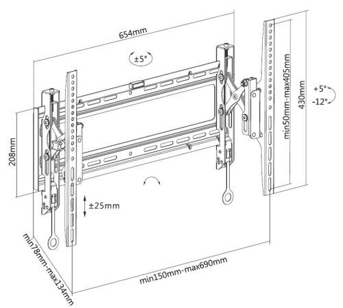 Digis DSM-P6542T {37"-70" 37"-70" 200x200, 400x200, 300x300, 400x400, 600x400 }