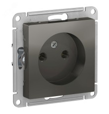 Systeme electric ATN000941 ATLASDESIGN РОЗЕТКА без заземления, 16А, механизм, СТАЛЬ