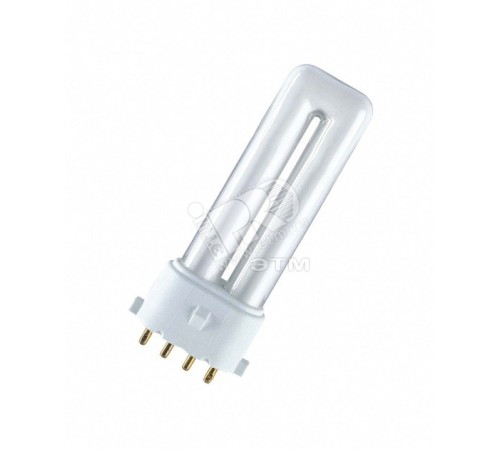 Лампа энергосберегающая КЛЛ 11Вт Dulux S/Е 11/840 4p 2G7 Osram