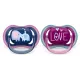 Пустышка ultra air, слоники/LOVE, 18+ мес., 2 шт. Philips SCF349/22