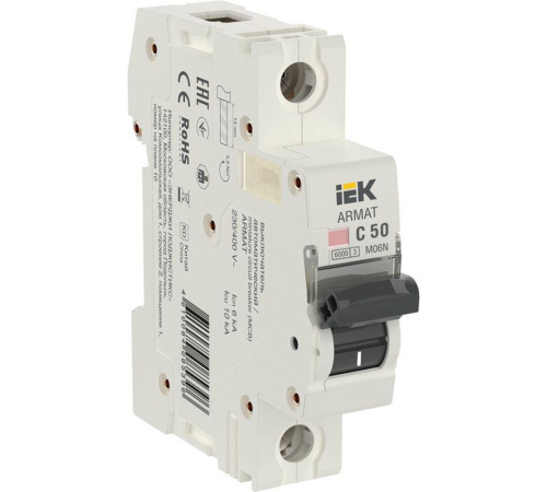 IEK AR-M06N-1-C050 ARMAT Авт. выкл. M06N 1P C 50А