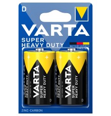 Батарейка Varta SUPERLIFE R20 D BL2 Heavy Duty 1.5V (2020) (2/24/120) Varta SUPERLIFE R20 D (02020101412)