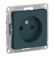 Systeme electric ATN000841 ATLASDESIGN РОЗЕТКА без заземления, 16А, механизм, ИЗУМРУД