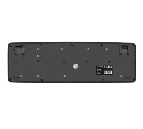 Exegate EX287138RUS Клавиатура ExeGate LY-405 (USB, 105кл., Enter большой, шнур 1,5м, черная, Color box)