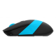 Мышь A4Tech Fstyler FG10S черный/синий оптическая (2000dpi) silent беспроводная USB для ноутбука (4b
