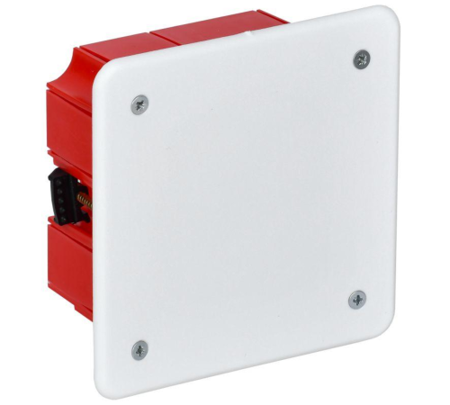 Iek UKG11-092-092-045-P Коробка КМ41022 распаячная 92х92 x 45мм для полых стен (с саморезами, пластиковые лапки, с крышкой ) Iek UKG11-092-092-045-P Коробка КМ41022 распаячная 92х92 x 45мм для полых стен (с саморезами, пластиковые лапки, с крышкой )