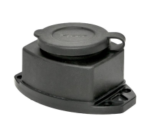 EKF RPS-014-16-230-44 Розетка настенная с защитной крышкой каучуковая 230В 2P+PE 16A IP44 EKF PROxima