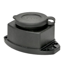 EKF RPS-014-16-230-44 Розетка настенная с защитной крышкой каучуковая 230В 2P+PE 16A IP44 EKF PROxima