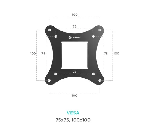 Кронштейн ONKRON ONKRON ONKRON SN31 BLACK