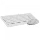Клавиатура + мышь A4Tech Fstyler F1512 , белый, USB