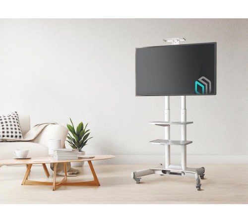 Мобильная стойка ONKRON на 1 ТВ ONKRON TS1552 White