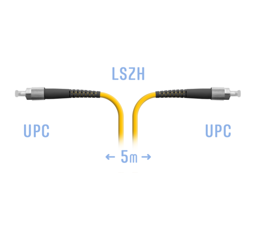 Патчкорд оптический FC/UPC SM 5m Патчкорд оптический FC/UPC SM 5m