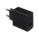 Зарядное устройство SAMSUNG W/O CABLE BLACK EP-TA220