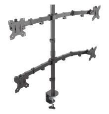 Кронштейн для 4-х мониторов ONKRON ONKRON D421E BLACK