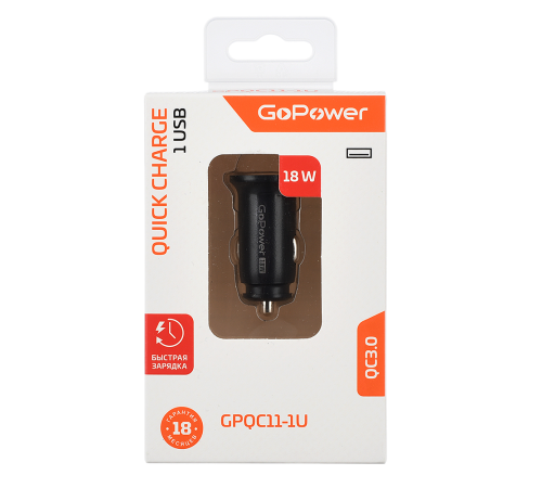 Сетевое З/У GoPower 00-00028407 Сетевое З/У GoPower 00-00028407