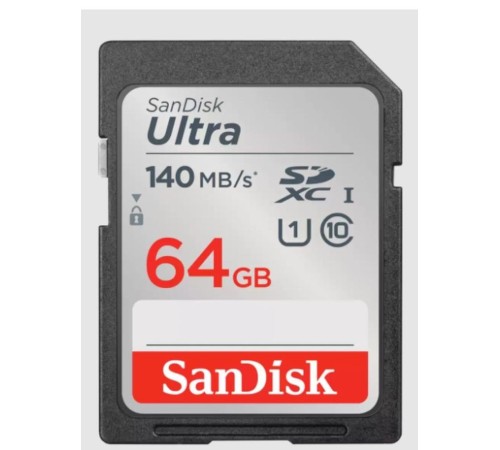 Карта памяти SDXC 64GB UHS-I SDSDUNB-064G-GN6IN SANDISK