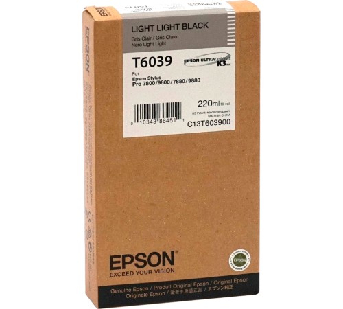 Картридж Epson Т6039 C13T603900