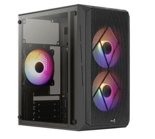 Корпус MINITOWER MATX W/O PSU CS-107-A-BK-V2 AEROCOOL