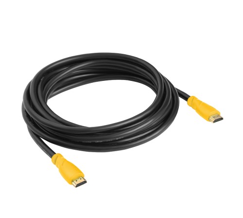 Greenconnect Кабель 5.0m HDMI версия 1.4, черный, желтые коннекторы, OD7.3mm, 30/30 AWG, позолоченные контакты, Ethernet 10.2 Гбит/с, 3D, 4K GCR-HM340-5.0m, экран Greenconnect HDMI (m) - HDMI (m) 5м (GCR-HM340-5.0m) Greenconnect Кабель 5.0m HDMI версия 1.4, черный, желтые коннекторы, OD7.3mm, 30/30 AWG, позолоченные контакты, Ethernet 10.2 Гбит/с, 3D, 4K GCR-HM340-5.0m, экран Greenconnect HDMI (m) - HDMI (m) 5м (GCR-HM340-5.0m)