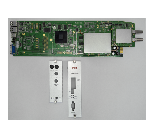 Модуль профессионального IPTV приёмника и двойного аналогового модулятора PBI DMM-1701IM-04