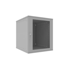 Шкаф телекоммуникационный настенный 12U, 523х600х599мм серия LITE (стеклянная дверь)