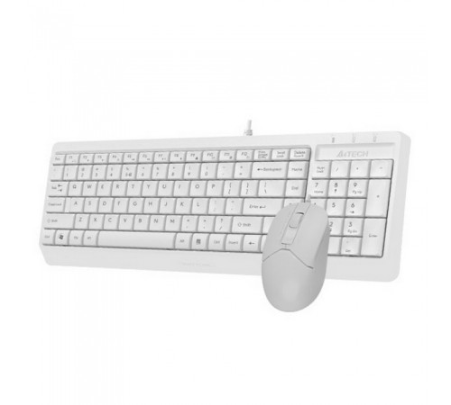 Клавиатура + мышь A4Tech Fstyler F1512 , белый, USB Клавиатура + мышь A4Tech Fstyler F1512 , белый, USB