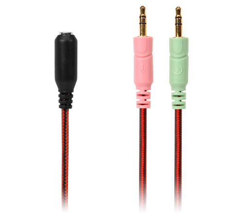 Игровые стереонаушники с микрофоном SVEN AP-G988MV, черный-красный SVEN AP-G988MV (SV-014797)