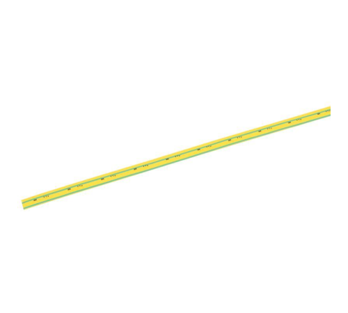 Трубка термоусаживаемая ТТУ 12/6 желто-зеленая (1м)