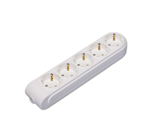 Колодка удлинителя 5-м с заземл. защ. шторки Makel N5210000