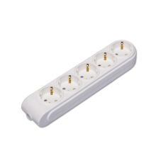 Колодка удлинителя 5-м с заземл. защ. шторки Makel N5210000