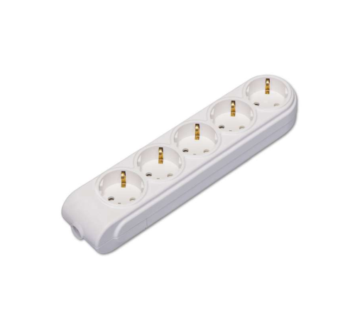 Колодка удлинителя 5-м с заземл. защ. шторки Makel N5210000