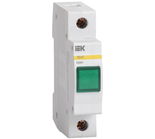 Лампа сигнальная ЛС-47 зел. IEK MLS10-230-K06