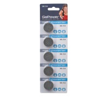 Батарейка GoPower CR2032 BL5 Lithium 3V (5/100/2000) блистер (5 шт.) Батарейка GoPower CR2032 (00-00015603)