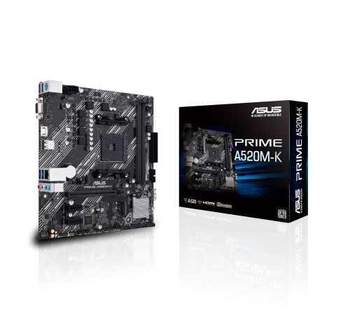 Материнская плата ASUS PRIME A520M-K (90MB1500-M0EAY0) Материнская плата ASUS PRIME A520M-K (90MB1500-M0EAY0)