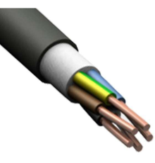 Кабель ППГнг(А)-HF 5х2.5 ОК (N PE) 0.66кВ (м) Цветлит 00-00140601