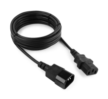 Кабель питания IEC320-C14/IEC320-C13, 220B, 10А, 3м