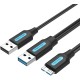 Кабель Vention USB 3.0 AM/micro B, USB 2.0 AM - 0.5м Кабель Vention USB 3.0 AM/Micro-B, USB 2.0 AM - 0.5 м (CQPBD)