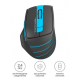 Мышь беспроводная A4Tech Fstyler FG30S grey/blue (USB, оптическая, 2000dpi, 6but, silent) (FG30S BLUE)