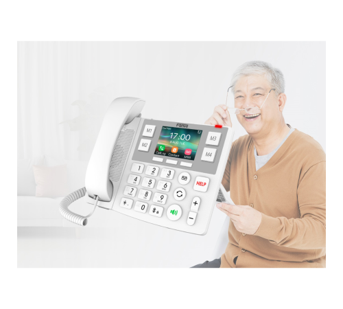 Ip-телефон Fanvil Care Series IP Phone3.5" 320 x 240-pixel color display2 SIP Line4 Quick KeyBig ButtonWIFI 2.4GHz & 5GHzHAC HandsetG.722, OpusSOS ButtonDesktop Stand/Wall Mountable(optional) (X305) Ip-телефон Fanvil Care Series IP Phone3.5" 320 x 240-pixel color display2 SIP Line4 Quick KeyBig ButtonWIFI 2.4GHz & 5GHzHAC HandsetG.722, OpusSOS ButtonDesktop Stand/Wall Mountable(optional) (X305)