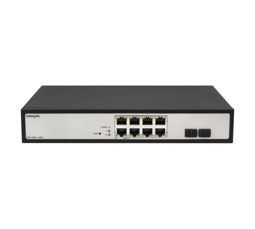 Управляемый гигабитный 8 портовый Web Smart PoE коммутатор POWERTONE PWS-2S08G-120RM
