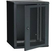 ITK Шкаф LINEA W 12U 600x600 мм дверь перфорированная, RAL9005 ITK LWR5-12U66-PF, 19" 12U