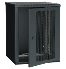 ITK Шкаф LINEA W 12U 600x600 мм дверь перфорированная, RAL9005 ITK LWR5-12U66-PF, 19" 12U