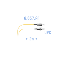 Шнур монтажный оптический FC/UPC SM G.657.A1 2 метра