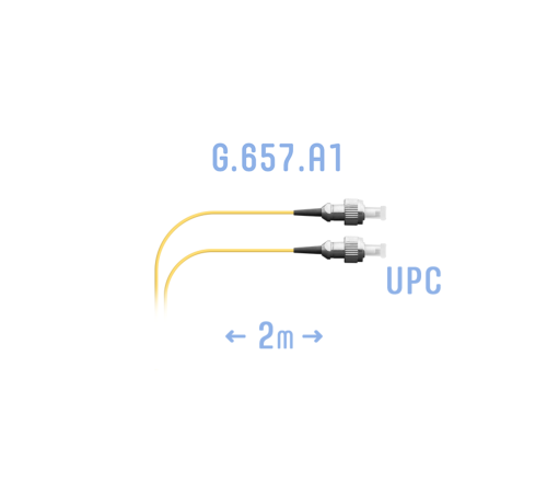 Шнур монтажный оптический FC/UPC SM G.657.A1 3 метра